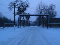 Зимовий ранок у Чорнобилі