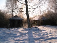 Зимовий ранок у Чорнобилі