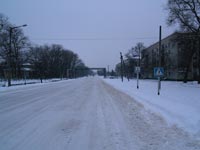 Зимовий ранок у Чорнобилі