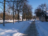 Зимовий ранок у Чорнобилі