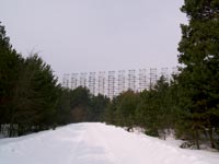 Зимовий ранок на був. ЗОРЛС Чорнобиль-2