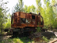 Залізнична техніка Чорнобилю