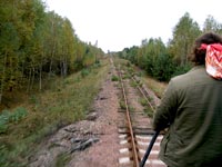 Залізниця в Чорнобильський Зоні
